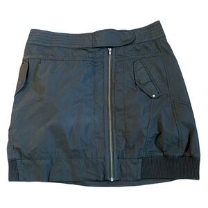 Black Zippered Skirt